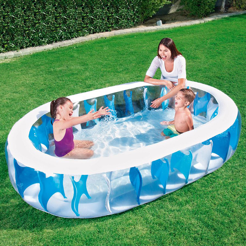 bestway inflatable family pool