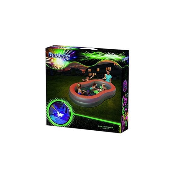 H2ogo! 9.2' x 62 inch x 18 inch Doodle Glow Inflatable Pool - Bestway