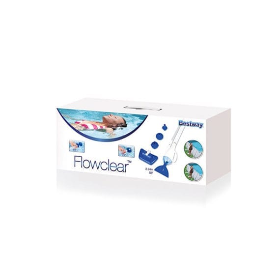 Swimming pool - Bestway 58212-19 Flowclear AquaCrawl Swimming Pool Vacuum, White