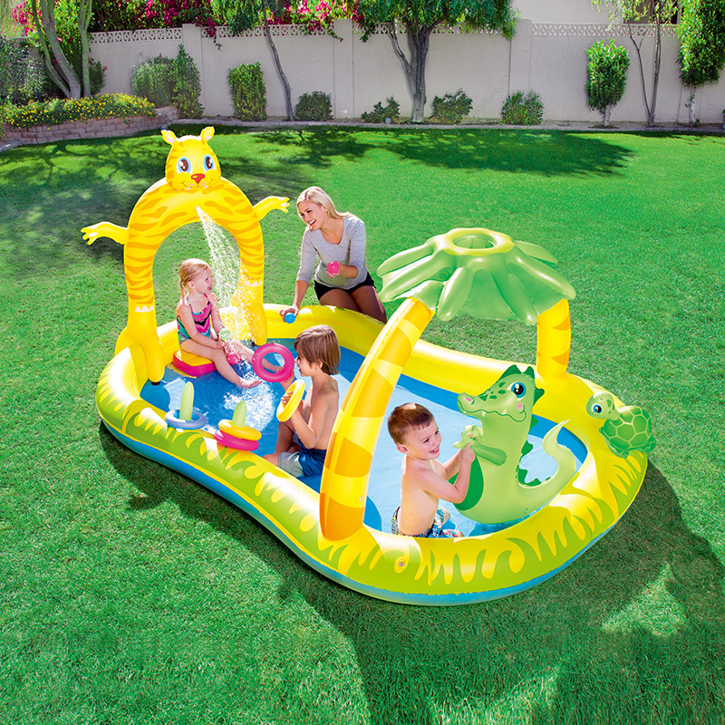 jungle inflatable pool