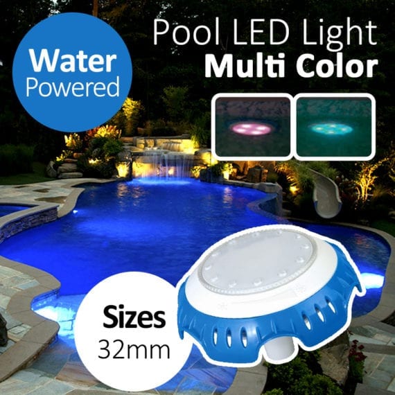 Bestway Accessories 32mm Water Powered Pool Light