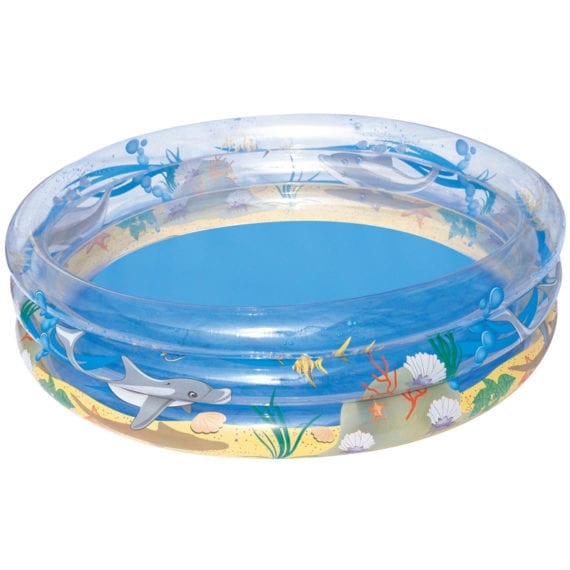 Bestway Inflatable 2.01m/1.70m Sea Life Play Pool