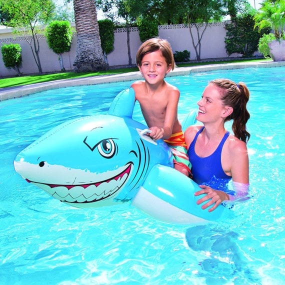 Bestway Inflatable Great White Shark Rider