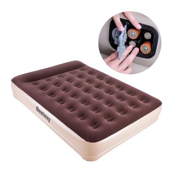 Beatway 2.03m x 1.52m x 38cm Battery Airbed Queen