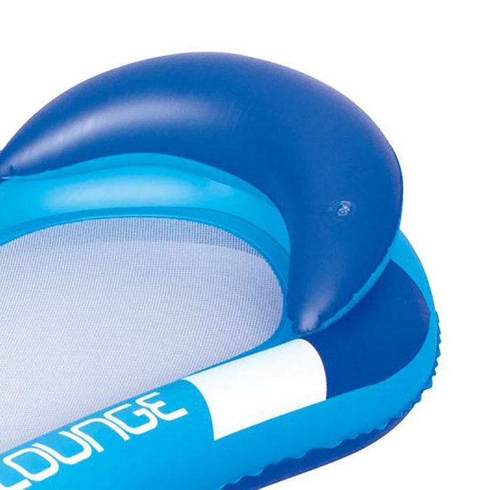 aqua lounge float with headrest