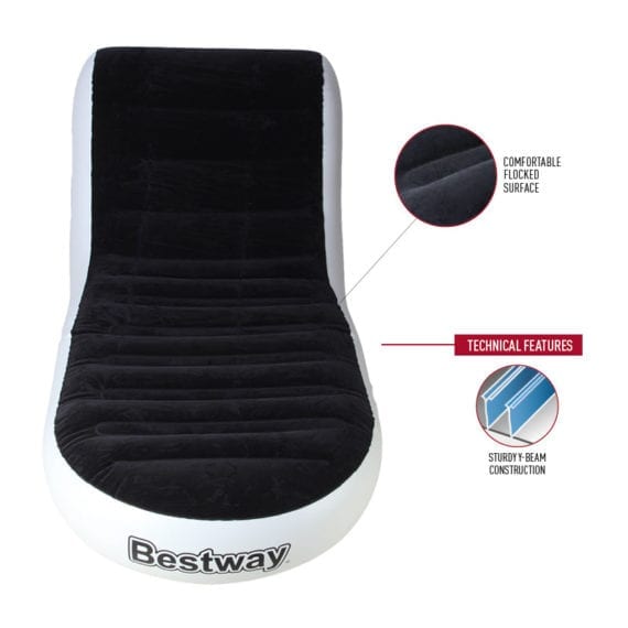 Bestway 1.65m x 84cm x 79cm Chaise Sport Lounger