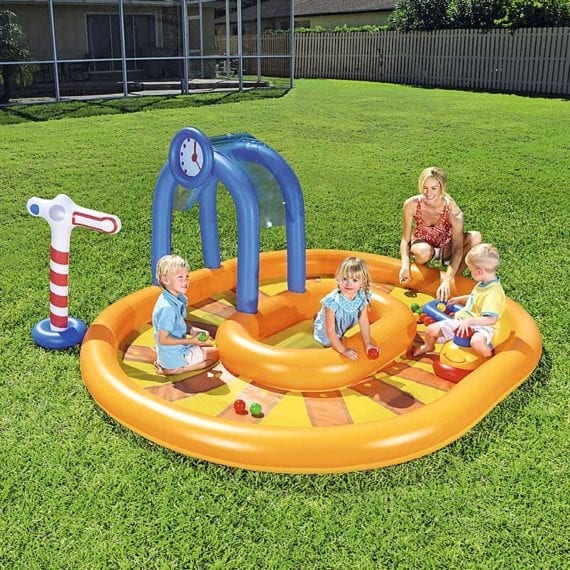 Bestway 2.85m x 2.24m x 1.19m Little Caboose Play Pool