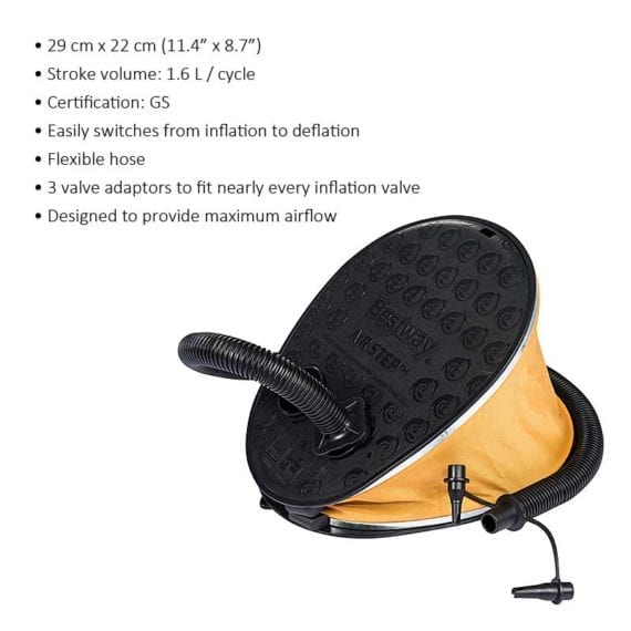 Bestway 29cm x 22cm Air Step Pro Foot Air Pump