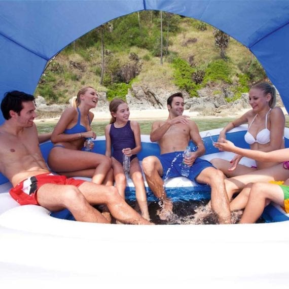 Bestway 3.89m x 2.74m Tropical Breeze Floating Island