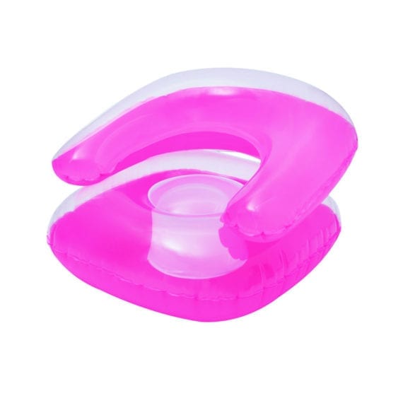 BESTWAY TRANSPARENT CHILD’S CHAIR-pink-1