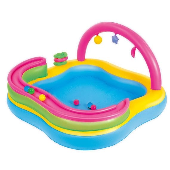 Bestway Inflatable Kids Play Center Pool With Pit Ball and Ring Toss
