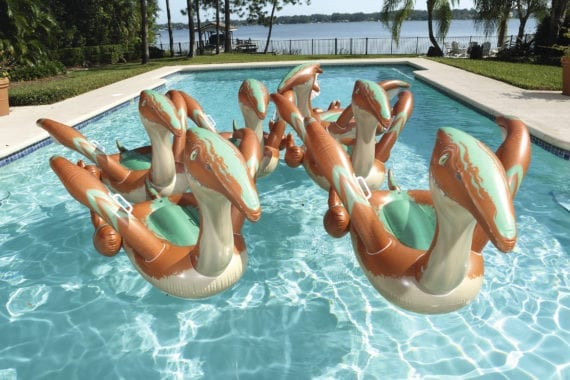 Bestway Pre-historic Rider Float Dinosaur 1.35m x 1.98m